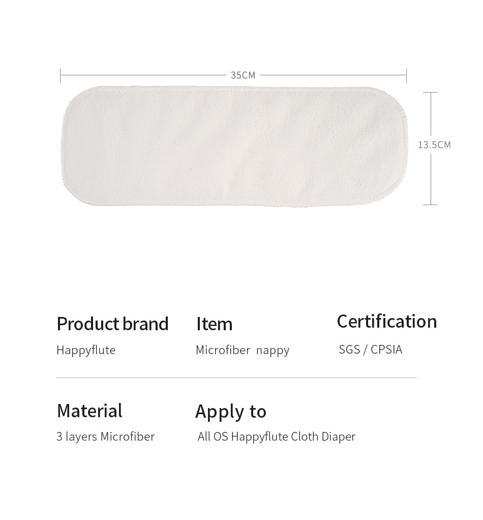 Reusable Adjustable Baby Cloth Diapers (3 Pieces Pack) – Waterproof Washable Nappies with Snap Buttons

Alternative to disposable diapers
Suitable for babies and toddlers
Nappy Inserts sold Separately