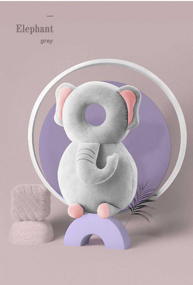 This adorable baby head protector doubles as a plush toy, designed to cushion gentle falls while sparking your baby’s curiosity. Its soft 3D breathable mesh ke