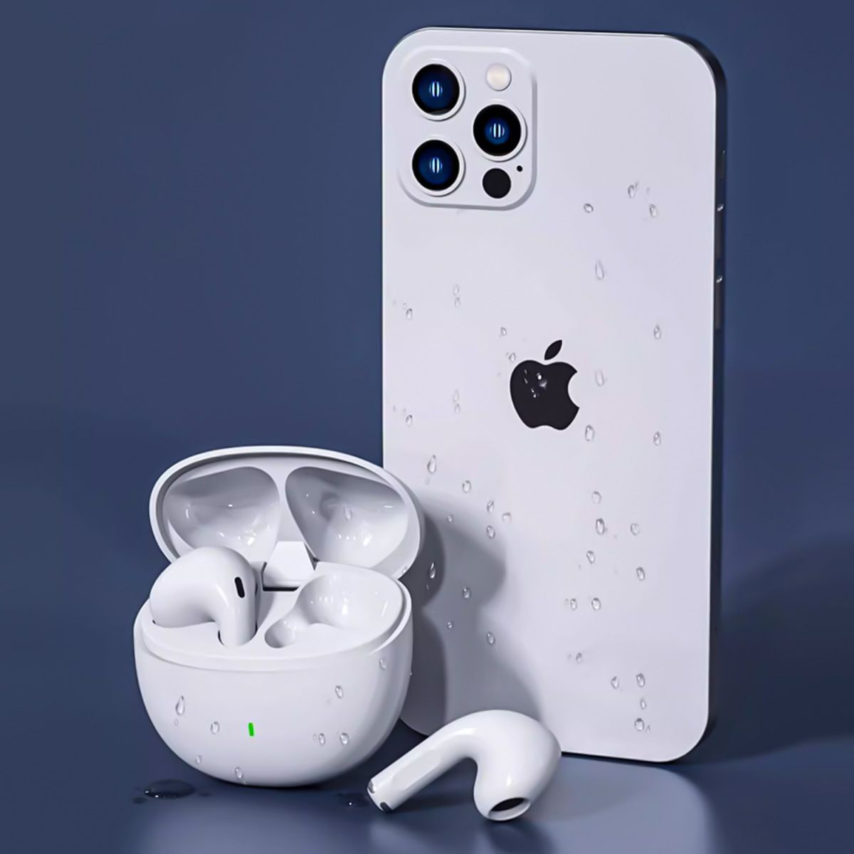 Aloking Earbuds HIFI Original TWS Wireless Bluetooth Headset with Microphone Touch Control for iPhone Android H7 Bluetooth Wireless Earphone Gaming Sports earbuds Noise Cancelling Waterproof Earpods