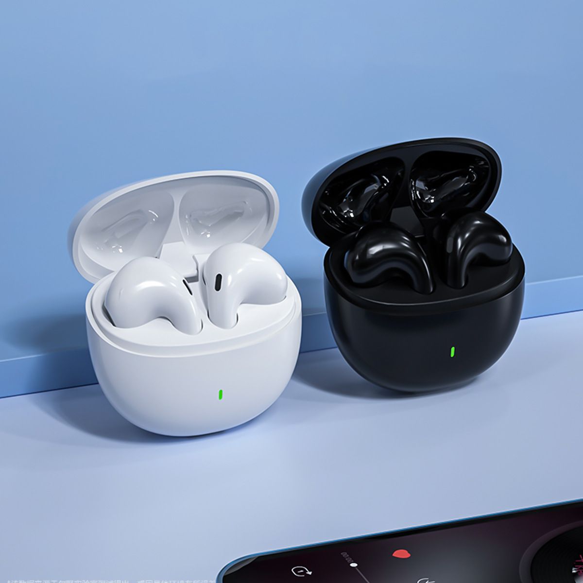 Aloking Earbuds HIFI Original TWS Wireless Bluetooth Headset with Microphone Touch Control for iPhone Android H7 Bluetooth Wireless Earphone Gaming Sports earbuds Noise Cancelling Waterproof Earpods