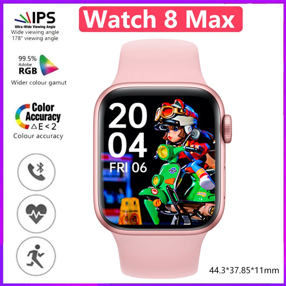New Watch 9 Max S9 Smart Watch Men Women Waterproof Sports Watch Bluetooth Call Couple Watch Unisex Digital Watch Heart Rate Monitor Alarm Clock NFC Kids children Smartwatches Watch 8 Max For Woman