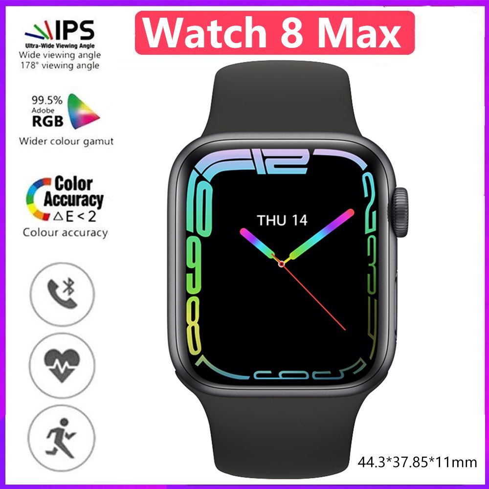 New Watch 9 Max S9 Smart Watch Men Women Waterproof Sports Watch Bluetooth Call Couple Watch Unisex Digital Watch Heart Rate Monitor Alarm Clock NFC Kids children Smartwatches Watch 8 Max For Woman