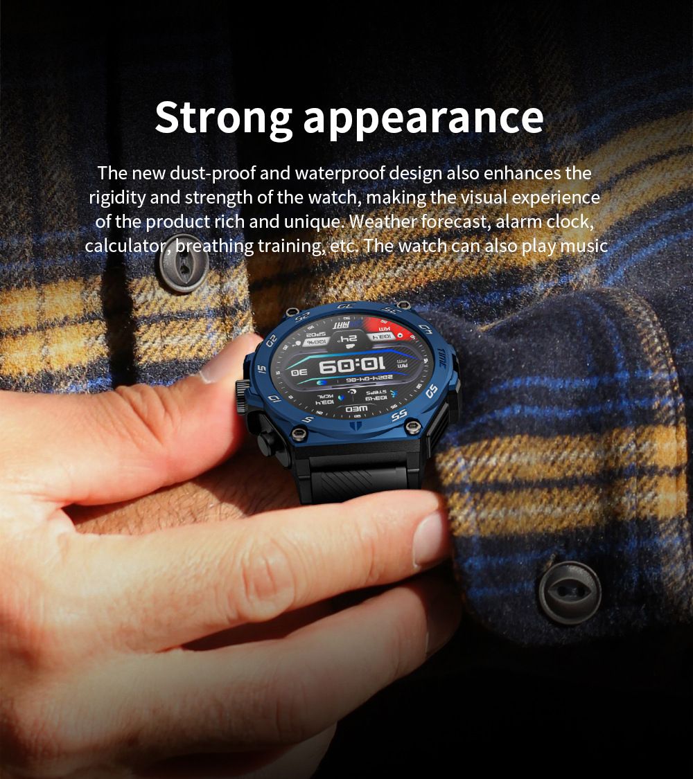 smart watch with earbuds LC18 2-in-1 local music play 1.53'' AMOLED Bluetooth watch with earbuds 2 in 1 Waterproof Smart Watch for men smartwatch Long standby time Sports watch with earphone original