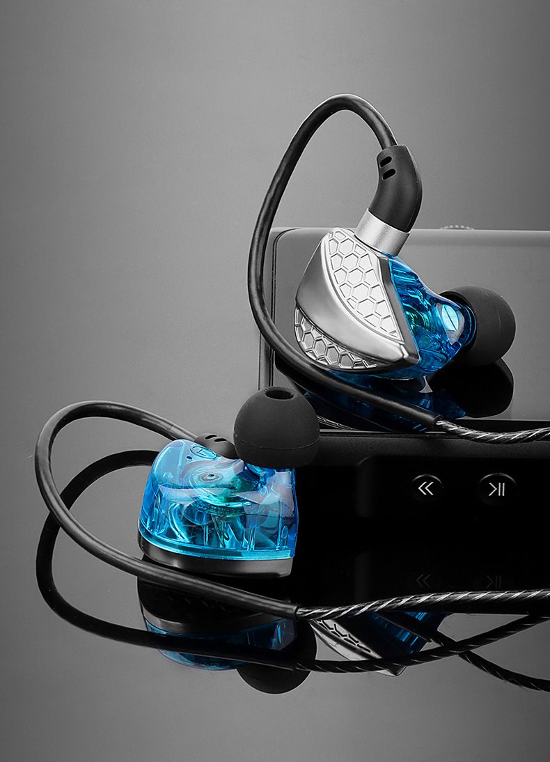 QKZ Earphone In-Ear Wired Earphones with Microphone noise cancelling gaming wired earphones 1.2meters Music Sports Earphone QKZ Hi6T in-ear headphones monitoring soft silicone earplugs subwoofer bass