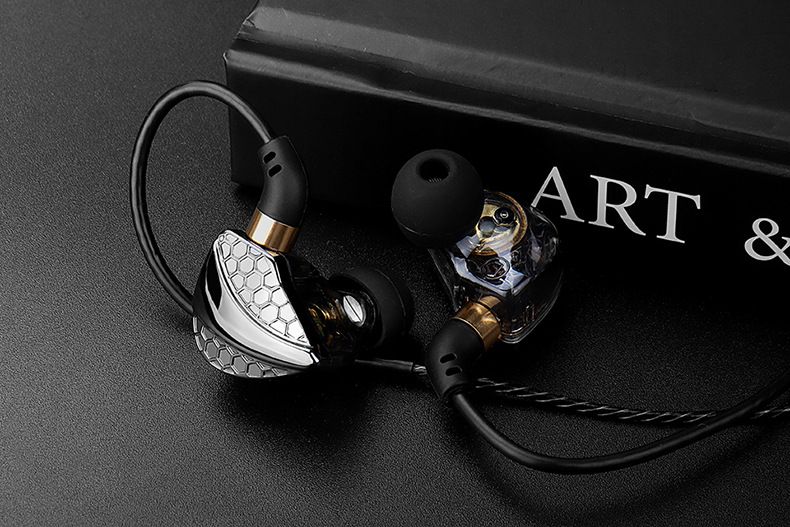 QKZ Earphone In-Ear Wired Earphones with Microphone noise cancelling gaming wired earphones 1.2meters Music Sports Earphone QKZ Hi6T in-ear headphones monitoring soft silicone earplugs subwoofer bass