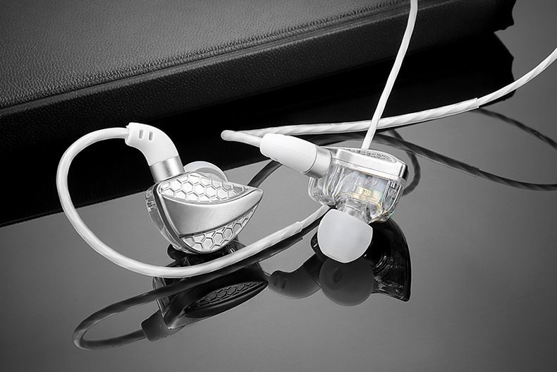 QKZ Earphone In-Ear Wired Earphones with Microphone noise cancelling gaming wired earphones 1.2meters Music Sports Earphone QKZ Hi6T in-ear headphones monitoring soft silicone earplugs subwoofer bass