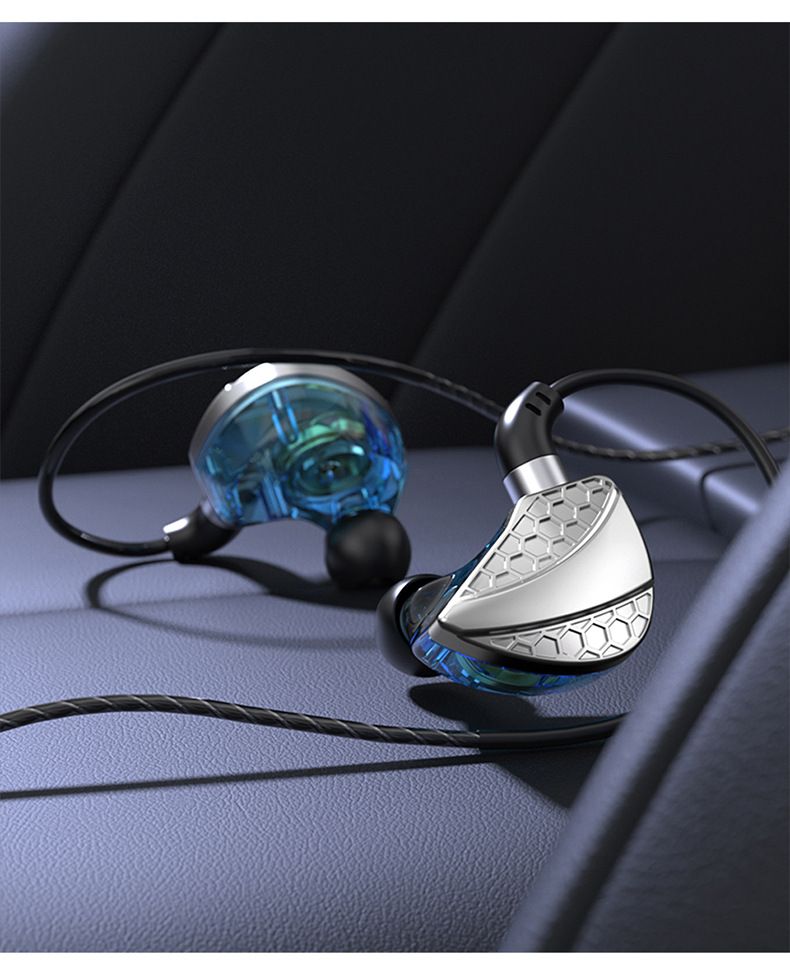 QKZ Earphone In-Ear Wired Earphones with Microphone noise cancelling gaming wired earphones 1.2meters Music Sports Earphone QKZ Hi6T in-ear headphones monitoring soft silicone earplugs subwoofer bass