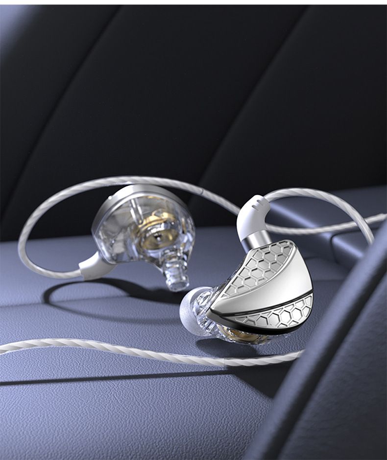 QKZ Earphone In-Ear Wired Earphones with Microphone noise cancelling gaming wired earphones 1.2meters Music Sports Earphone QKZ Hi6T in-ear headphones monitoring soft silicone earplugs subwoofer bass