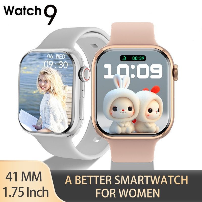 Watch 9 smart watch Men Women Unisex Couple Watches GPS NFC 2.05'' Full Touch Bluetooth Call message reminder Smart band Sport Fitness Smart Watch Waterproof Smartwatch for Men Women IW9 Wrist Watch