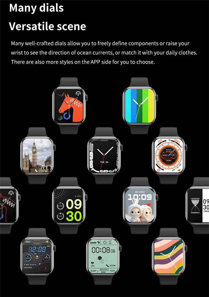 Watch 9 smart watch Men Women Unisex Couple Watches GPS NFC 2.05'' Full Touch Bluetooth Call message reminder Smart band Sport Fitness Smart Watch Waterproof Smartwatch for Men Women IW9 Wrist Watch
