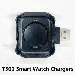 Wireless charger for T500 smart watch, USB direct charging charger for T500 smart watch Wireless Chargers Wireless Snap Tray Charger Magnetic charging cable For Smart Watch T500 T55 T900 W66 X7