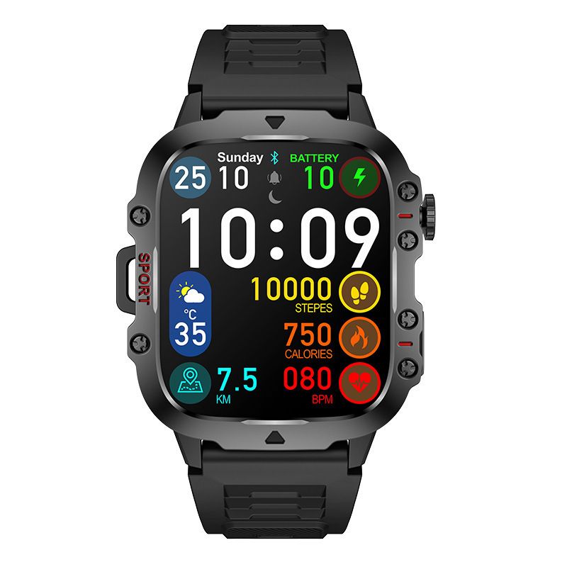 Men Woman Outdoor Sports Smartwatches GPS SOS durable strong Anti-Cold IP68 waterproof Men Smart Watch Full Touch Bluetooth Call Sports Watch Woman Smartwatch Heart Rate Sleep monitor Unisex Watch