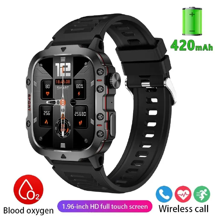 Men Woman Outdoor Sports Smartwatches GPS SOS durable strong Anti-Cold IP68 waterproof Men Smart Watch Full Touch Bluetooth Call Sports Watch Woman Smartwatch Heart Rate Sleep monitor Unisex Watch