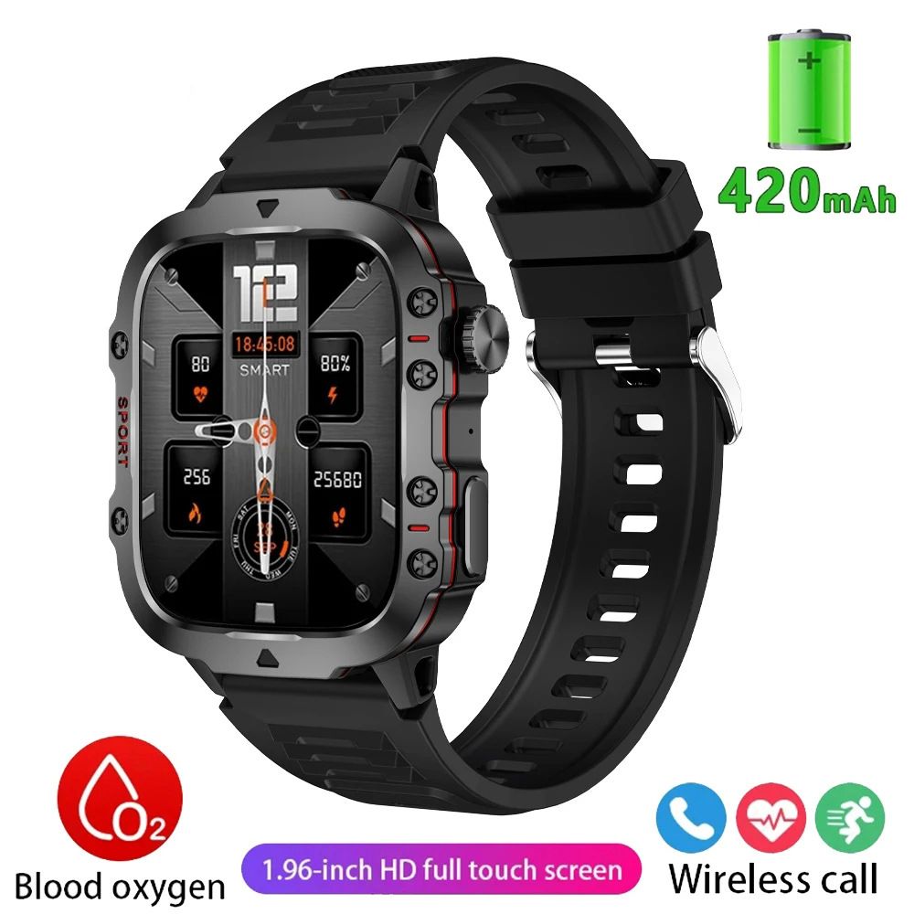 Men Woman Outdoor Sports Smartwatches GPS SOS durable strong Anti-Cold IP68 waterproof Men Smart Watch Full Touch Bluetooth Call Sports Watch Woman Smartwatch Heart Rate Sleep monitor Unisex Watch