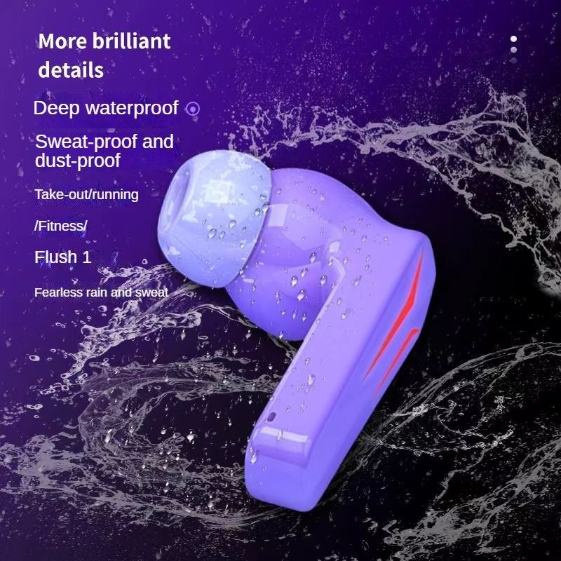 Q31 Bluetooth Earphones Wireless Headphones Sports LED Light Cool Design Gaming Earbuds Wireless Earphone Noise Cancelling HIFI Stereo Bass Headset Gamer Wireless Earbuds with Mic Earpods Sport Earbud