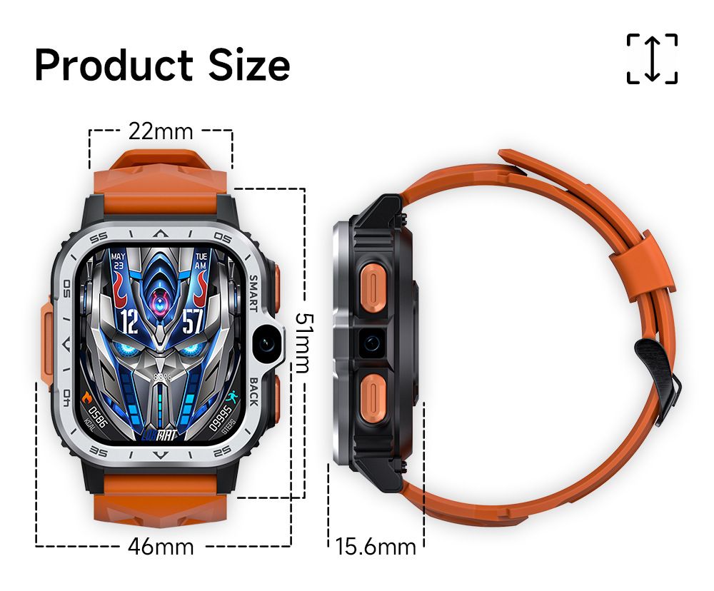 Men Women Smart watch Support SIM Card And WIFI Bluetooth Smart phone watch APPLLP 4 MAX app download Avaialble video call GPS NFC SOS sports watch For Men outdoor HD Dual camera Men Smartwatches