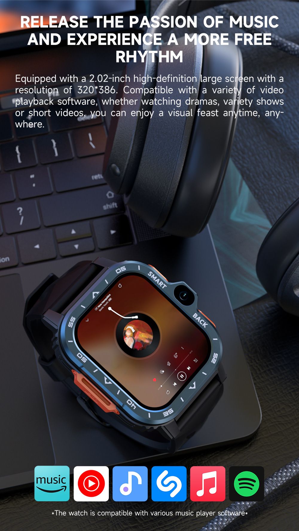 Men Women Smart watch Support SIM Card And WIFI Bluetooth Smart phone watch APPLLP 4 MAX app download Avaialble video call GPS NFC SOS sports watch For Men outdoor HD Dual camera Men Smartwatches
