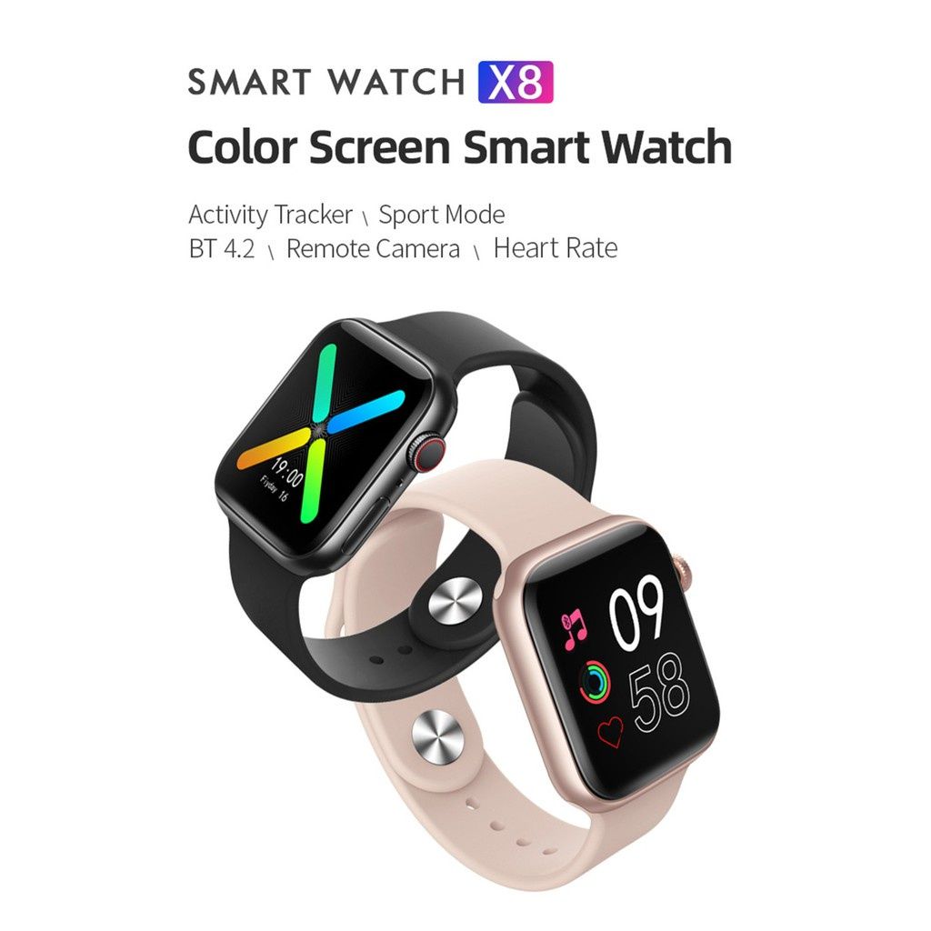 Full Touch X8 Smart Watch Waterproof Bluetooth Call Heart Rate Monitoring Women Men Smartwatch 1.54inch Iwo13 X8 Fitness Sports Smart Watch Couple Watches Unisex Watch Waterproof Watch Kids Watch