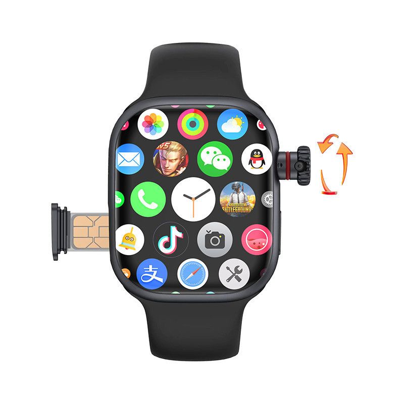 Men Smart Watch With SIM Card Slot Wifi 4G Bluetooth Women Smart watch Rotating Camera App Download AMOLED Men Smartwatch 2.06'' Full Screen Waterproof smart bracelet CD99 PK CDS9 DW89 S9 Smart Watch