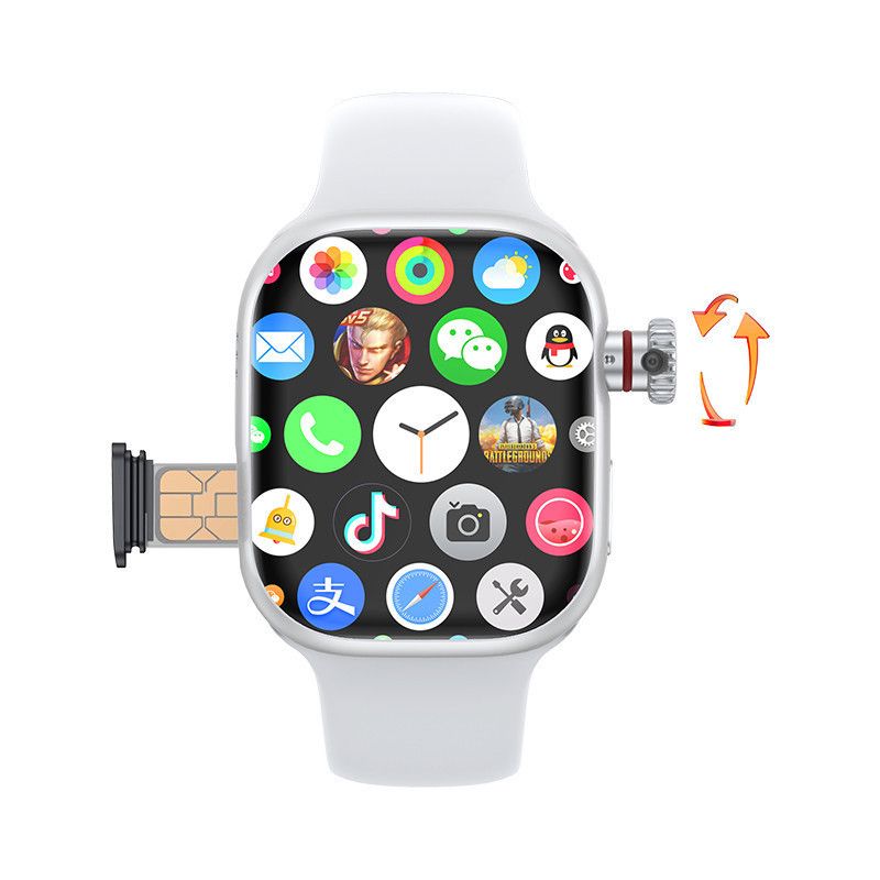 Men Smart Watch With SIM Card Slot Wifi 4G Bluetooth Women Smart watch Rotating Camera App Download AMOLED Men Smartwatch 2.06'' Full Screen Waterproof smart bracelet CD99 PK CDS9 DW89 S9 Smart Watch