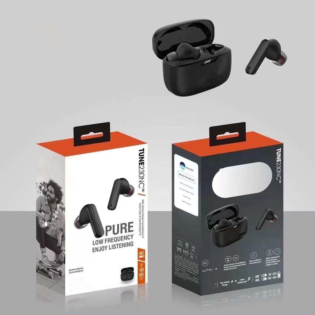 Aloking Earbuds Tune 230NC TWS Noise Canceling Earbuds T230NC Stereo Bass Earphones ANC Waterproof Headphones Smart Sport Headset with Mic Sports Running Wireless Earphone Headset Bluetooth earpods