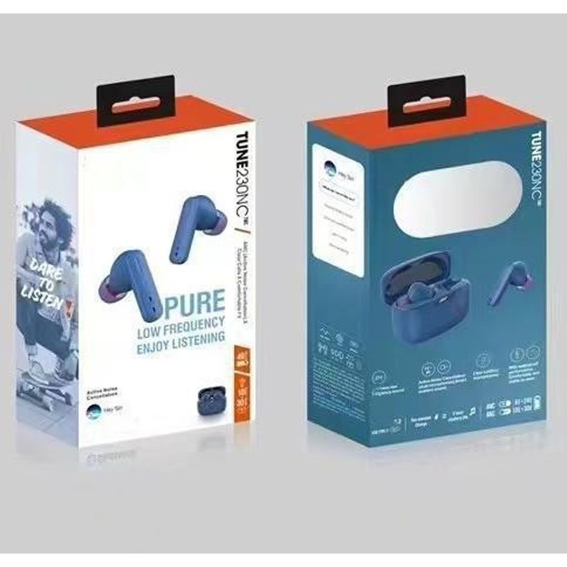 Aloking Earbuds Tune 230NC TWS Noise Canceling Earbuds T230NC Stereo Bass Earphones ANC Waterproof Headphones Smart Sport Headset with Mic Sports Running Wireless Earphone Headset Bluetooth earpods