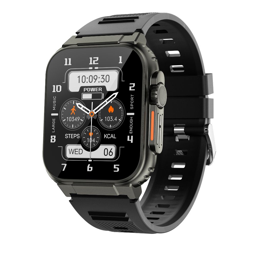 A70 Outdoor Sports smart watch Men Women Fitness Heart Rate Monitor Bluetooth Smart Watch Men 1.96'' Full Touch Sleep Monitor IP68 Waterproof Smart watch For Men Silver watch Wrist Watch Sport Watch