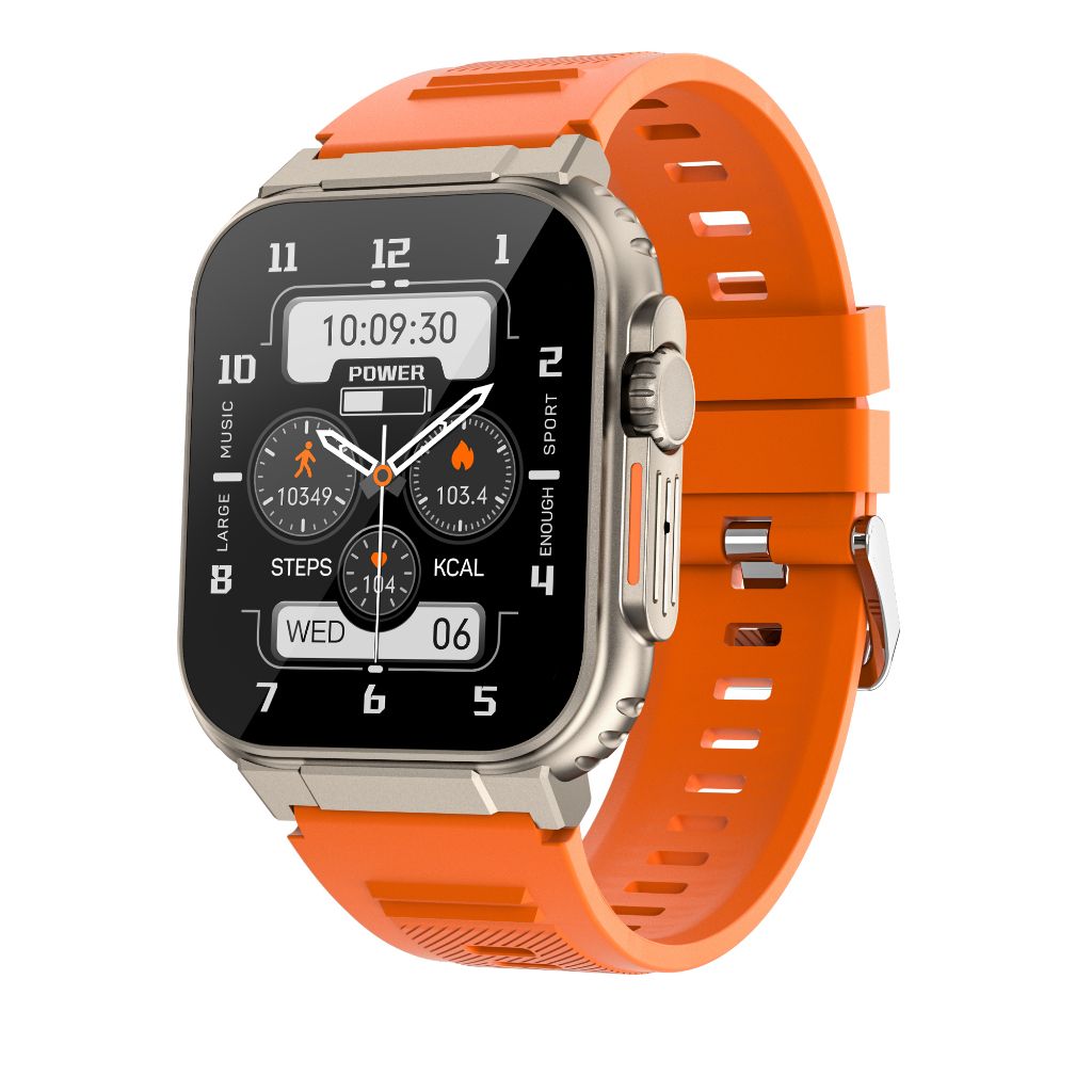 A70 Outdoor Sports smart watch Men Women Fitness Heart Rate Monitor Bluetooth Smart Watch Men 1.96'' Full Touch Sleep Monitor IP68 Waterproof Smart watch For Men Silver watch Wrist Watch Sport Watch