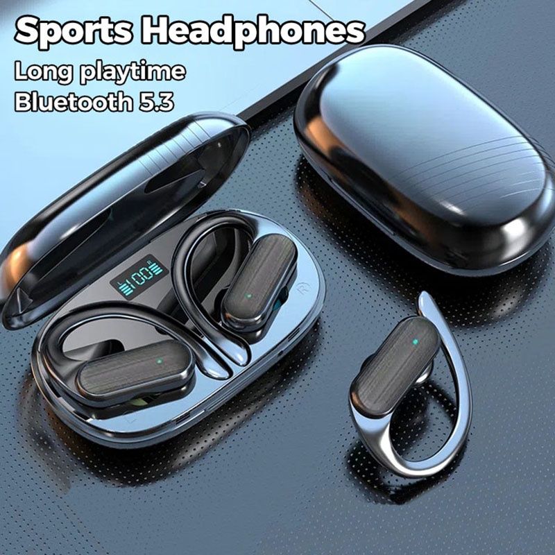 A520 TWS earphone Bluetooth 5.3 Wireless HD Call HiFi Stereo Sound Sport Bone Conduction Headphones With Mic Aloking Bluetooth Earphone Noise Cancelling Waterproof Sports Wireless Earbuds Earpods