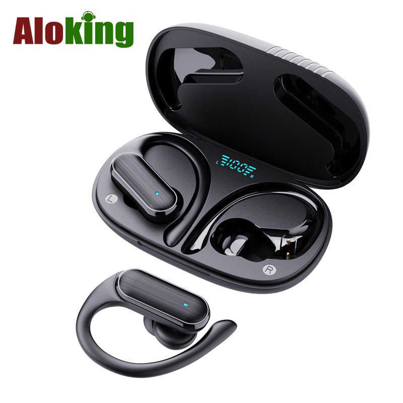 A520 TWS earphone Bluetooth 5.3 Wireless HD Call HiFi Stereo Sound Sport Bone Conduction Headphones With Mic Aloking Bluetooth Earphone Noise Cancelling Waterproof Sports Wireless Earbuds Earpods