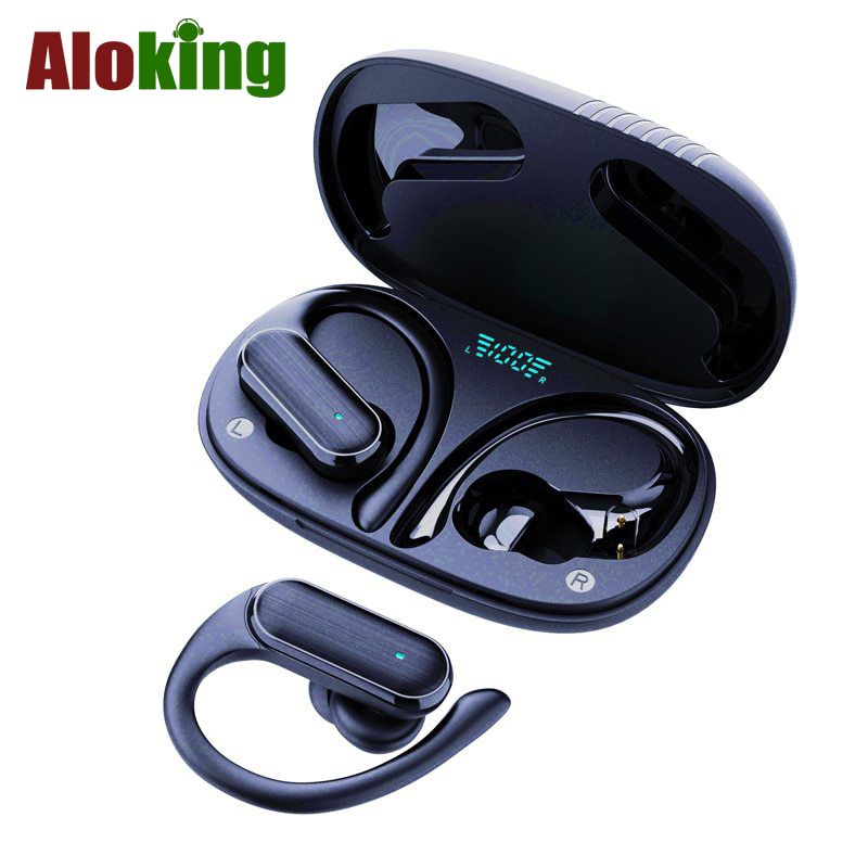 A520 TWS earphone Bluetooth 5.3 Wireless HD Call HiFi Stereo Sound Sport Bone Conduction Headphones With Mic Aloking Bluetooth Earphone Noise Cancelling Waterproof Sports Wireless Earbuds Earpods