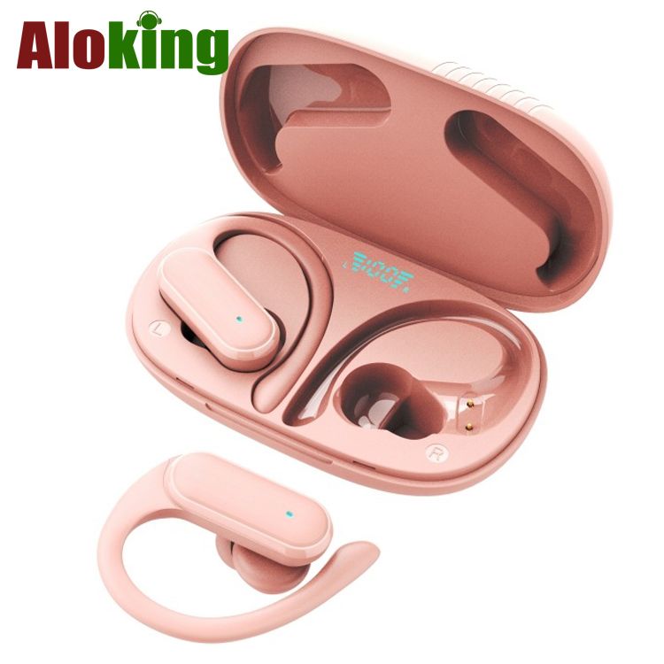 A520 TWS earphone Bluetooth 5.3 Wireless HD Call HiFi Stereo Sound Sport Bone Conduction Headphones With Mic Aloking Bluetooth Earphone Noise Cancelling Waterproof Sports Wireless Earbuds Earpods