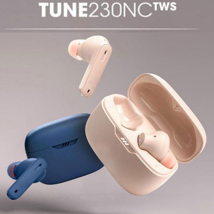 Aloking TWS Tune 230NC Active noise cancelling Pure Bass Wireless Earphone Bluetooth Earphone Touch Control Gaming Wireless Earbuds earpods HD Call Bluetooth Headphone Waterproof Sports Headset Blue