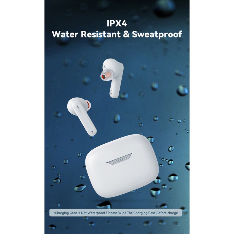 Aloking TWS Tune 230NC Active noise cancelling Pure Bass Wireless Earphone Bluetooth Earphone Touch Control Gaming Wireless Earbuds earpods HD Call Bluetooth Headphone Waterproof Sports Headset Blue