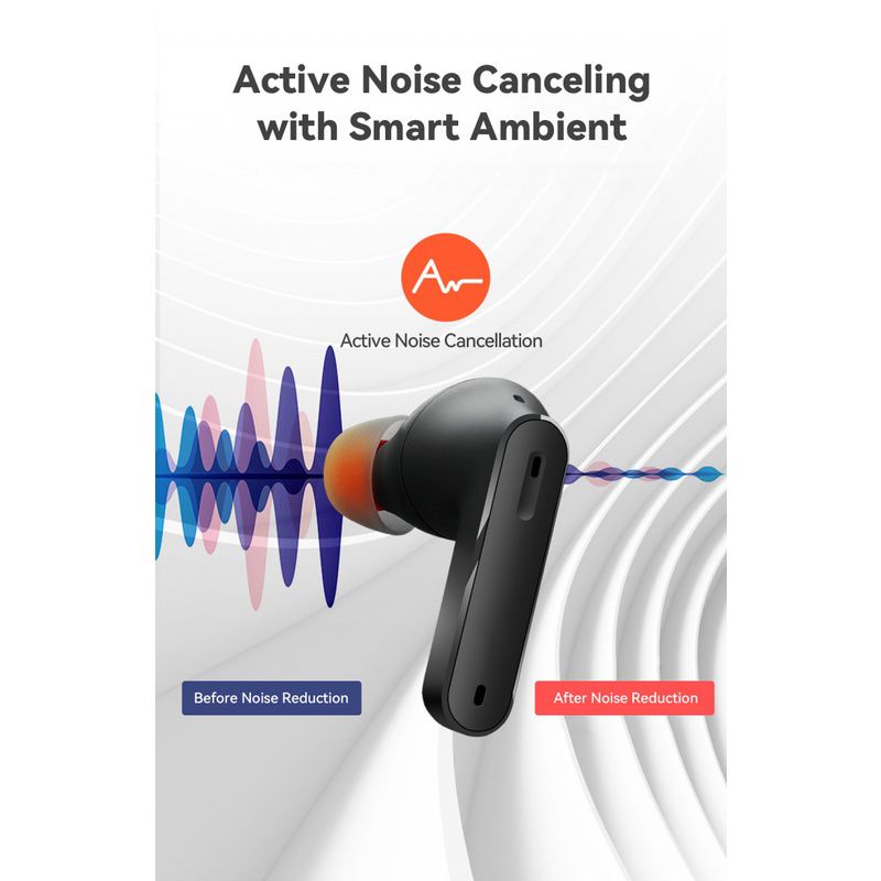 Aloking TWS Tune 230NC Active noise cancelling Pure Bass Wireless Earphone Bluetooth Earphone Touch Control Gaming Wireless Earbuds earpods HD Call Bluetooth Headphone Waterproof Sports Headset Blue