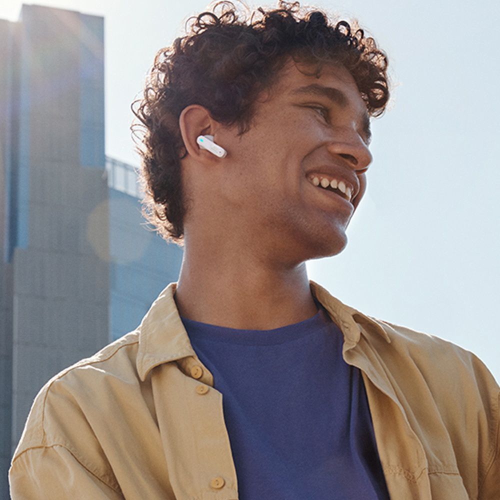 Aloking TWS Tune 230NC Active noise cancelling Pure Bass Wireless Earphone Bluetooth Earphone Touch Control Gaming Wireless Earbuds earpods HD Call Bluetooth Headphone Waterproof Sports Headset Blue