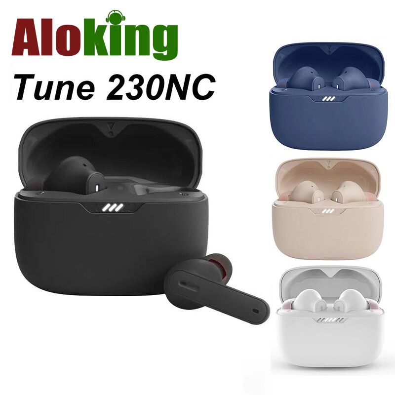 Aloking TWS Tune 230NC Active noise cancelling Pure Bass Wireless Earphone Bluetooth Earphone Touch Control Gaming Wireless Earbuds earpods HD Call Bluetooth Headphone Waterproof Sports Headset Blue