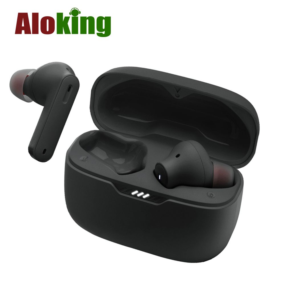 Aloking TWS Tune 230NC Active noise cancelling Pure Bass Wireless Earphone Bluetooth Earphone Touch Control Gaming Wireless Earbuds earpods HD Call Bluetooth Headphone Waterproof Sports Headset Blue