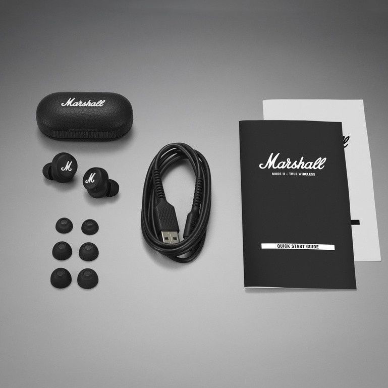 MODE II true wireless Bluetooth headset Marshall M2 Bluetooth headset with heavy bass TWS Wireless Earphone with Mic Gaming Earbuds Noise Cancelling Earpods Bluetooth Sleep buds Earphone For Sleeping
