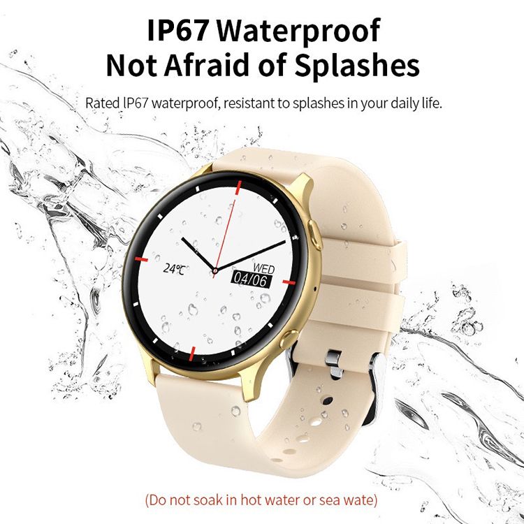 Ladies Watch T2Pro Women's Smart Watch Sports Fitness Heart Rate Health Monitoring IP67 Waterproof Smart Watch Bluetooth Call Round HD Screen Couple Watch Wrist Watch Smart Beacelet Men Smartwatch
