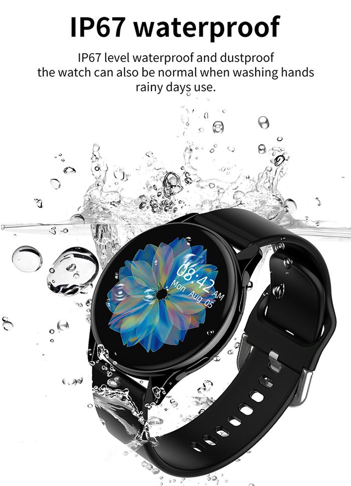 Ladies Watch T2Pro Women's Smart Watch Sports Fitness Heart Rate Health Monitoring IP67 Waterproof Smart Watch Bluetooth Call Round HD Screen Couple Watch Wrist Watch Smart Beacelet Men Smartwatch