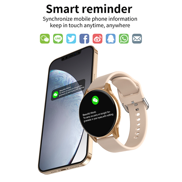Ladies Watch T2Pro Women's Smart Watch Sports Fitness Heart Rate Health Monitoring IP67 Waterproof Smart Watch Bluetooth Call Round HD Screen Couple Watch Wrist Watch Smart Beacelet Men Smartwatch