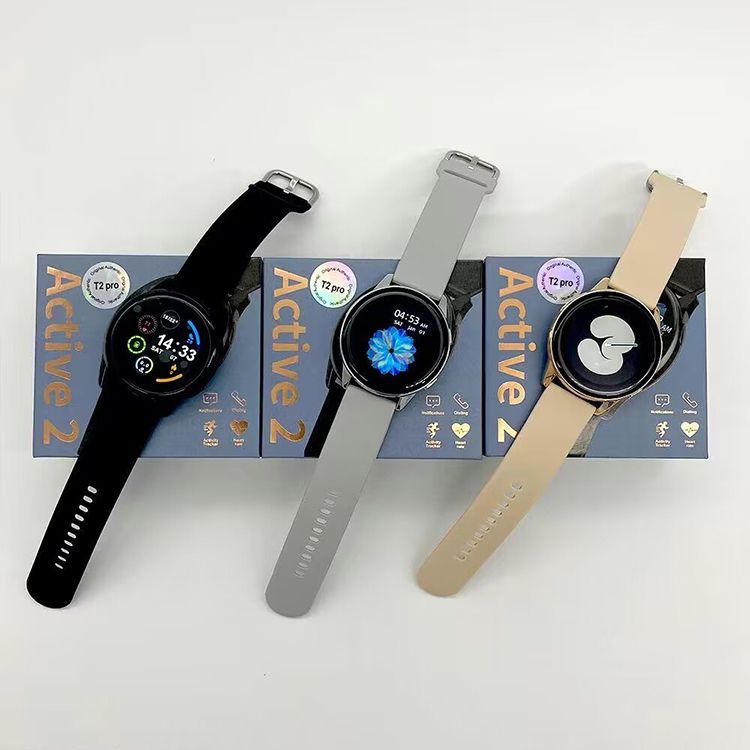 Ladies Watch T2Pro Women's Smart Watch Sports Fitness Heart Rate Health Monitoring IP67 Waterproof Smart Watch Bluetooth Call Round HD Screen Couple Watch Wrist Watch Smart Beacelet Men Smartwatch