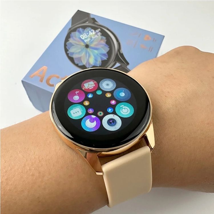 Ladies Watch T2Pro Women's Smart Watch Sports Fitness Heart Rate Health Monitoring IP67 Waterproof Smart Watch Bluetooth Call Round HD Screen Couple Watch Wrist Watch Smart Beacelet Men Smartwatch