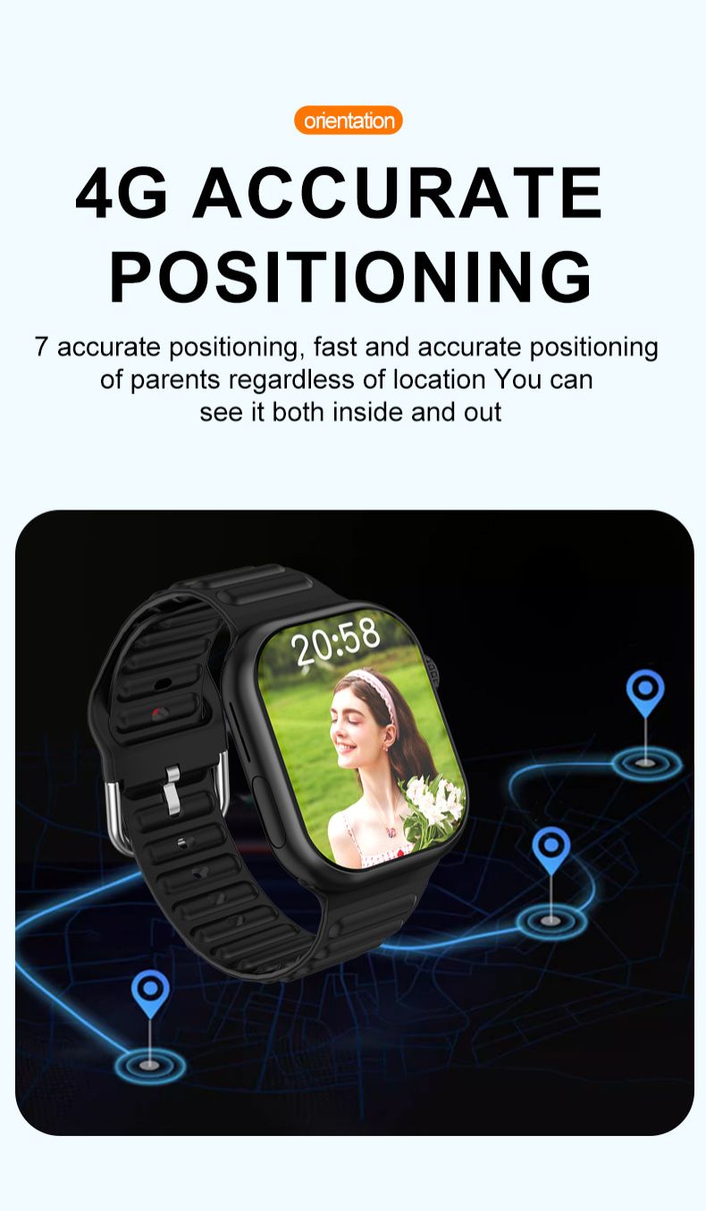 s9 ultra Men Smart Watch With SIM Card Slot Rotating Camera App Download AMOLED 4G Network Bluetooth Call Women Smart watch Waterproof Sports Smartwatch GPS S9 Smart Watch For men Smart Bracelet