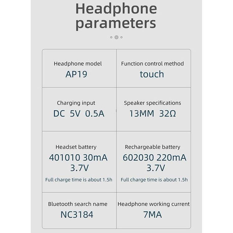 Aloking TWS Wireless Bluetooth Earphone with Microphone Noise Cancelling IPX5 Waterproof Sports Earphones AP19 games Earphone Wireless headphone Mini Bluetooth 5.3 Wireless Earbuds Sports Headset
