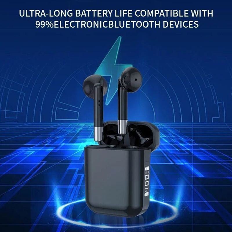 Aloking TWS Wireless Bluetooth Earphone with Microphone Noise Cancelling IPX5 Waterproof Sports Earphones AP19 games Earphone Wireless headphone Mini Bluetooth 5.3 Wireless Earbuds Sports Headset