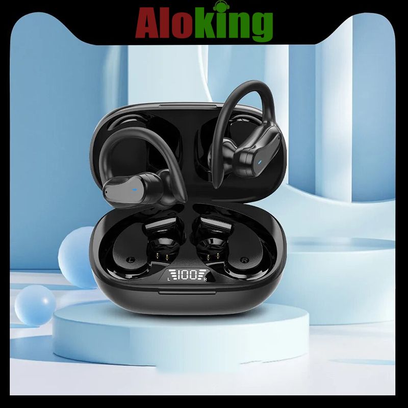 Aloking Wireless Earbuds i27 noise-canceling Bluetooth Earphones shocking bass tws ear-mounted smart IPX7 waterproof ultra-long battery life wireless sports headphones Bluetooth Headset Gaming Earpods