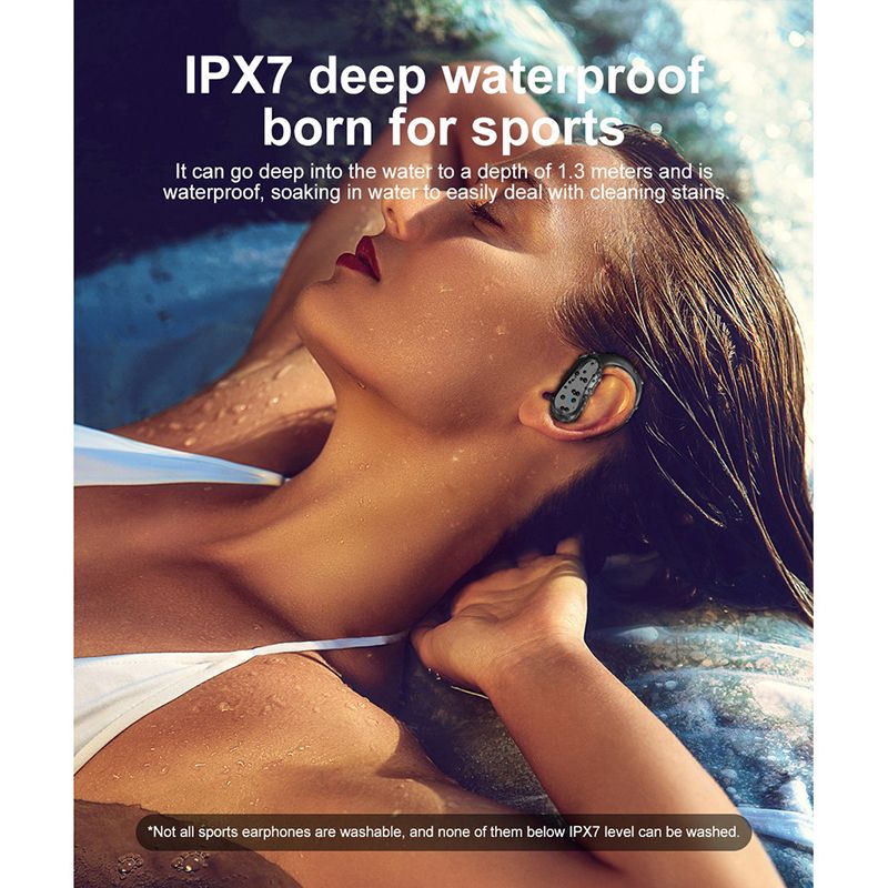 Aloking Wireless Earbuds i27 noise-canceling Bluetooth Earphones shocking bass tws ear-mounted smart IPX7 waterproof ultra-long battery life wireless sports headphones Bluetooth Headset Gaming Earpods