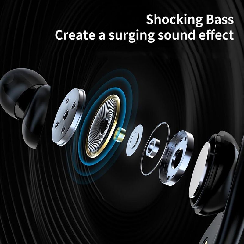 Aloking Wireless Earbuds i27 noise-canceling Bluetooth Earphones shocking bass tws ear-mounted smart IPX7 waterproof ultra-long battery life wireless sports headphones Bluetooth Headset Gaming Earpods